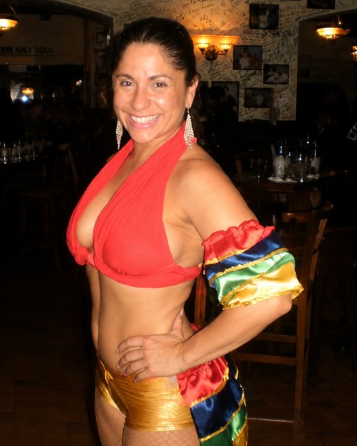 Nikoletta in performance costume